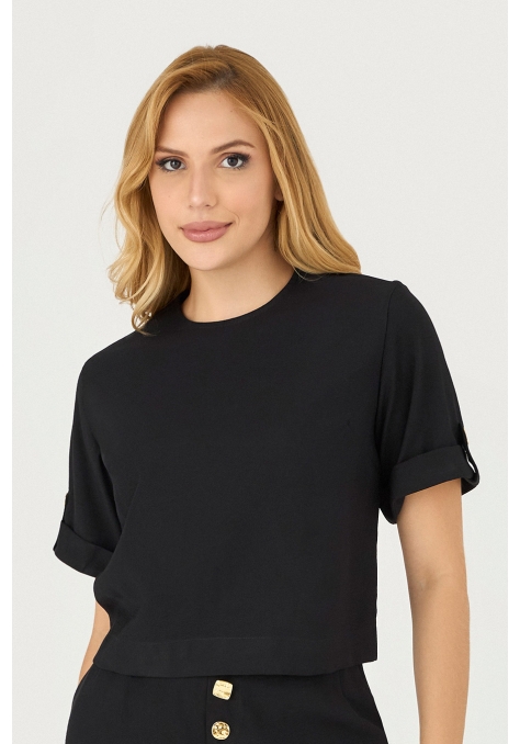 Blusa Deep com Detalhe Botões - Le Jardin