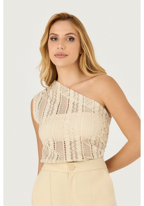 Blusa Deep com Ombro Único - Le Jardin