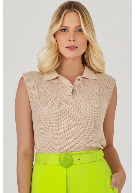 Semi Cropped Deep Tricot - Golden Hour