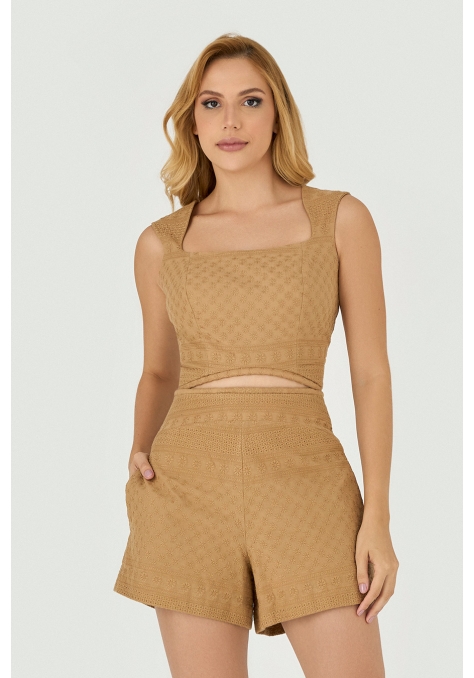 Conjunto Deep Detalhe Bordado - Le Jardin