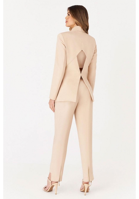 Calça Deep Alfaiataria Detalhe Zíper Perna Feminino - Spotlight