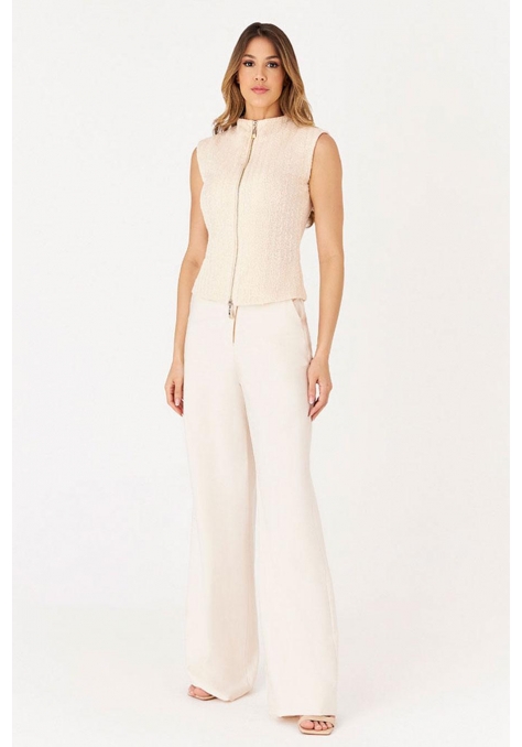 Blusa Deep com Zíper Frente Feminino - Spotlight