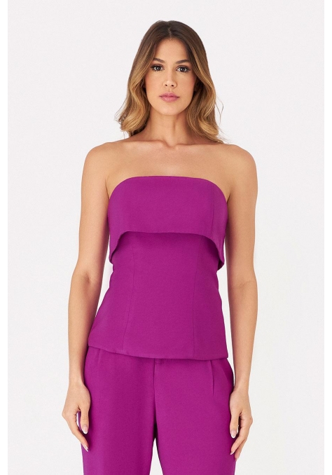 Blusa Deep Detalhe Sobreposição Feminino - Spotlight