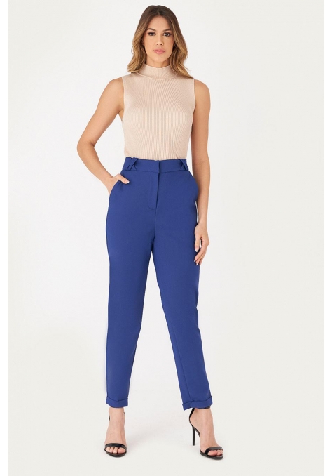 Calça Deep Alfaiataria com Detalhe Cós Feminino - Spotlight