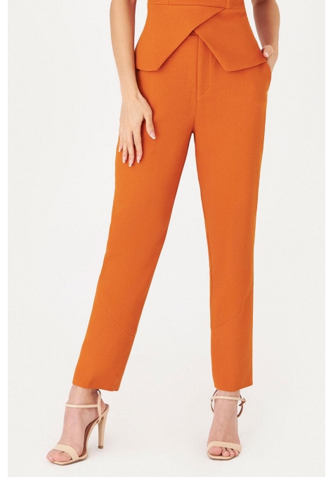 Calça Deep com Detalhe Recort e Fenda Feminino - Spotlight