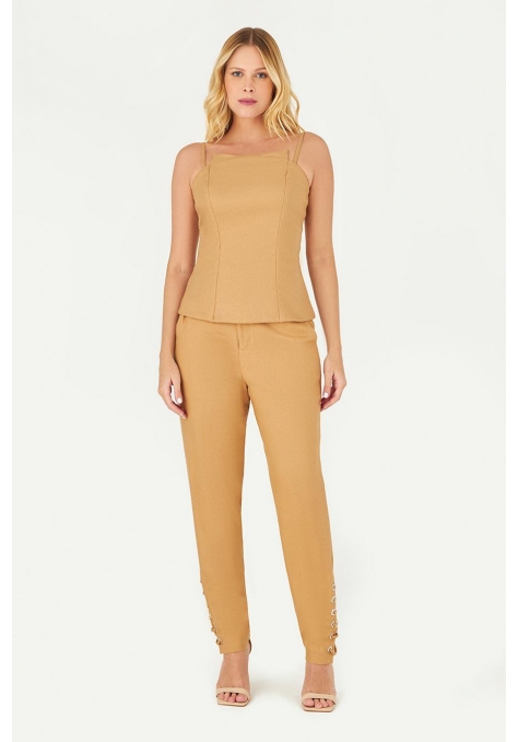 Calça Deep Ilhós Losango Feminino - Bright