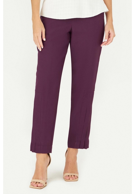 Calça Deep Reta com Pregas Feminino - Bright