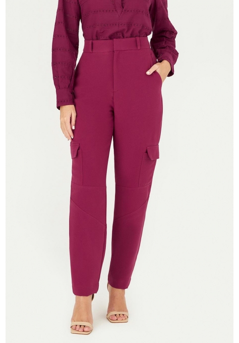 Calça Deep Detalhe Recortes e Bolsos Feminino - Bright