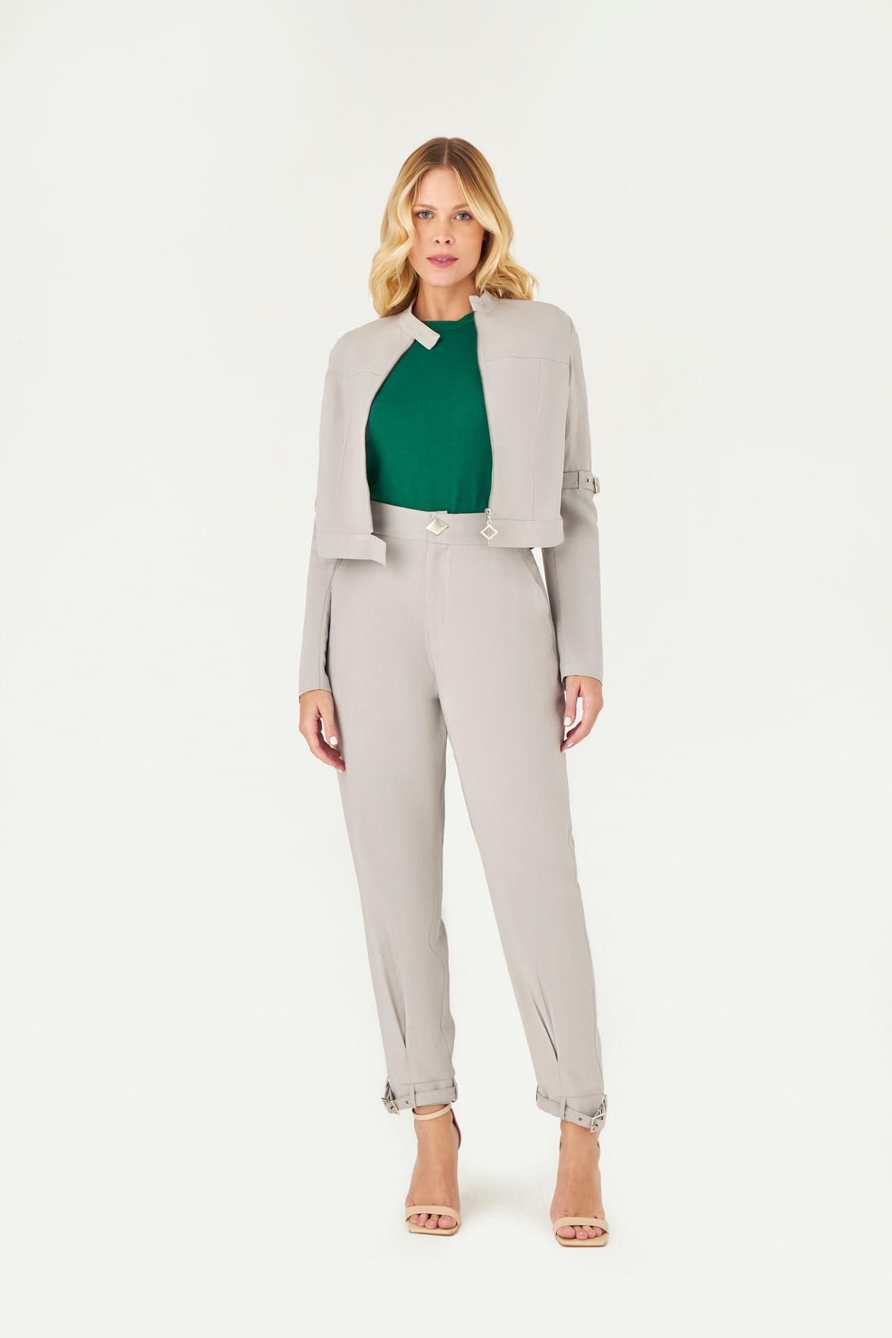 10136405 F 1 Casual Casaqueto Com Ziper