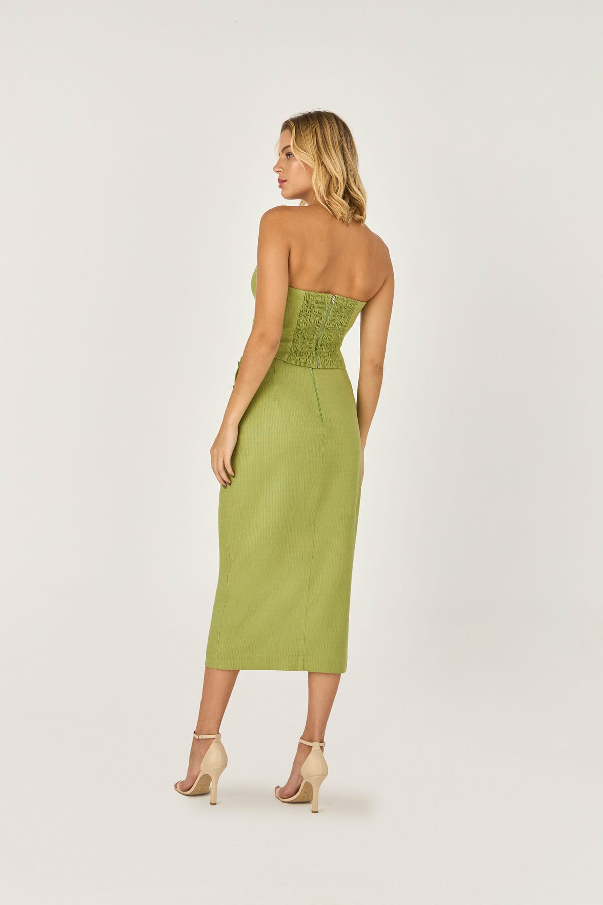 10157211 C VERD Blusa Cropped Corset