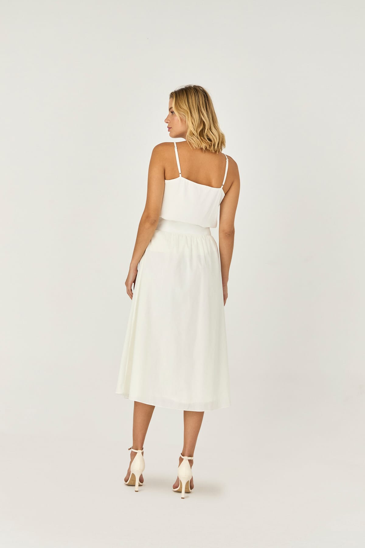 1035711 C BRAN Saia Midi Com Detalhe Pregas