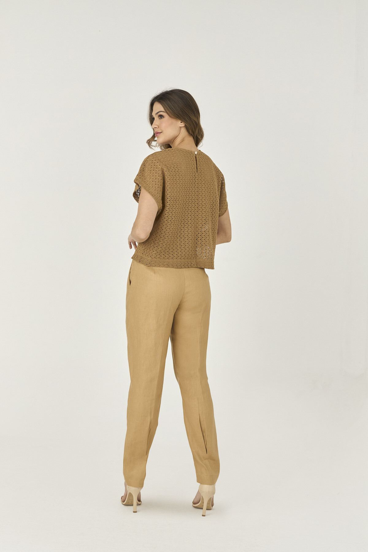 10632011 C BEG (1) Calca Carrot De Linho