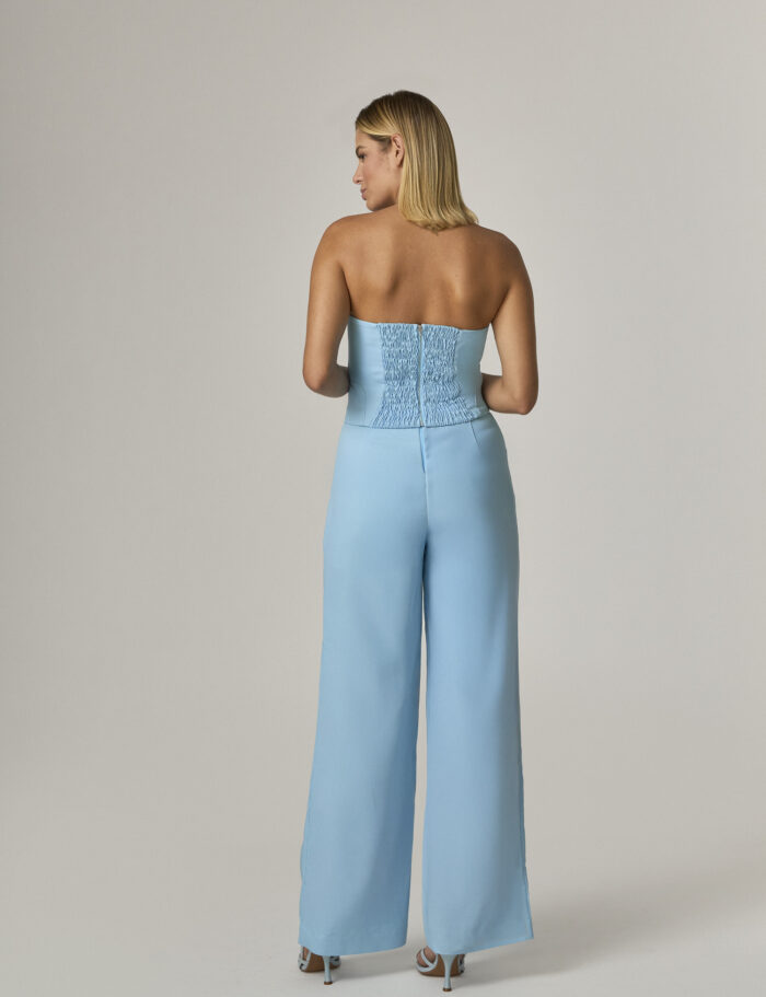 Blusa Cropped Corset Detalhe Ilhos