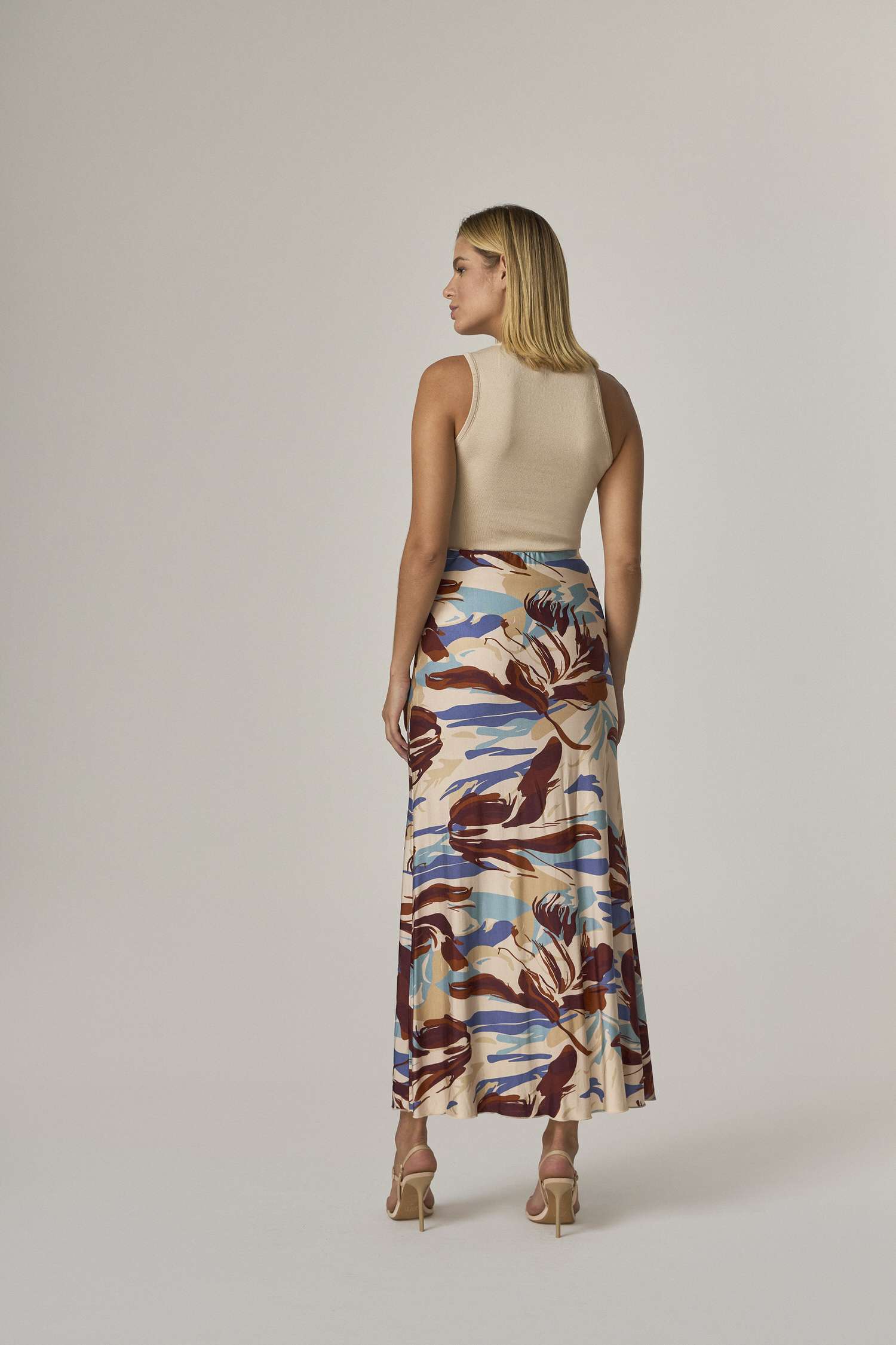 10171812 C BEG 3 Blusa Regata Tricot