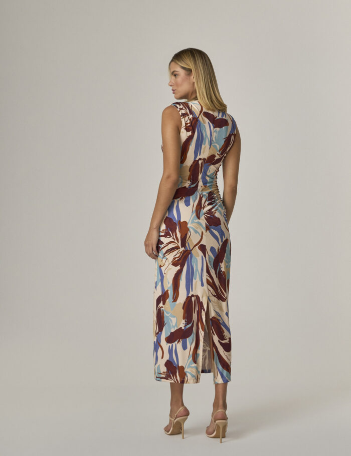 Vestido Midi Estampado