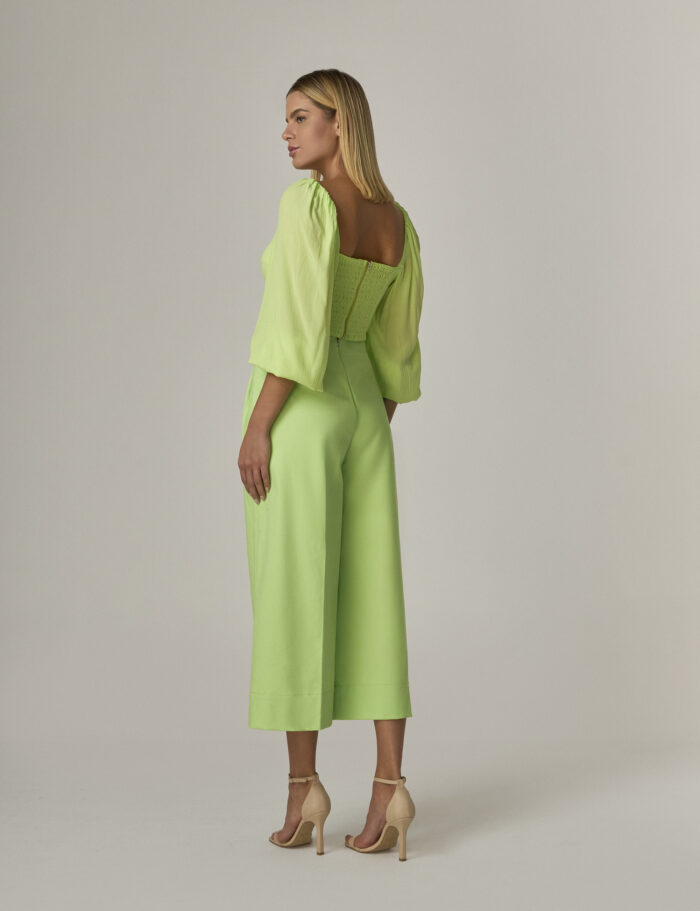 Calca Pantacourt Detalhe Abotoamento