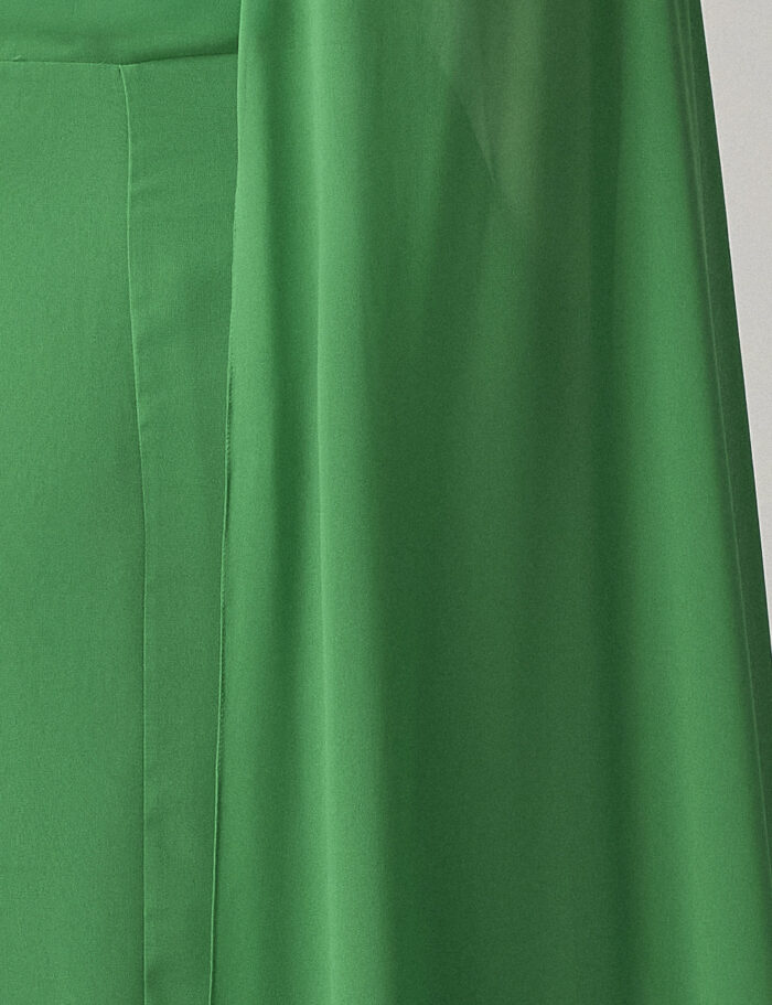 Vestido Longo Com Sobreposicao