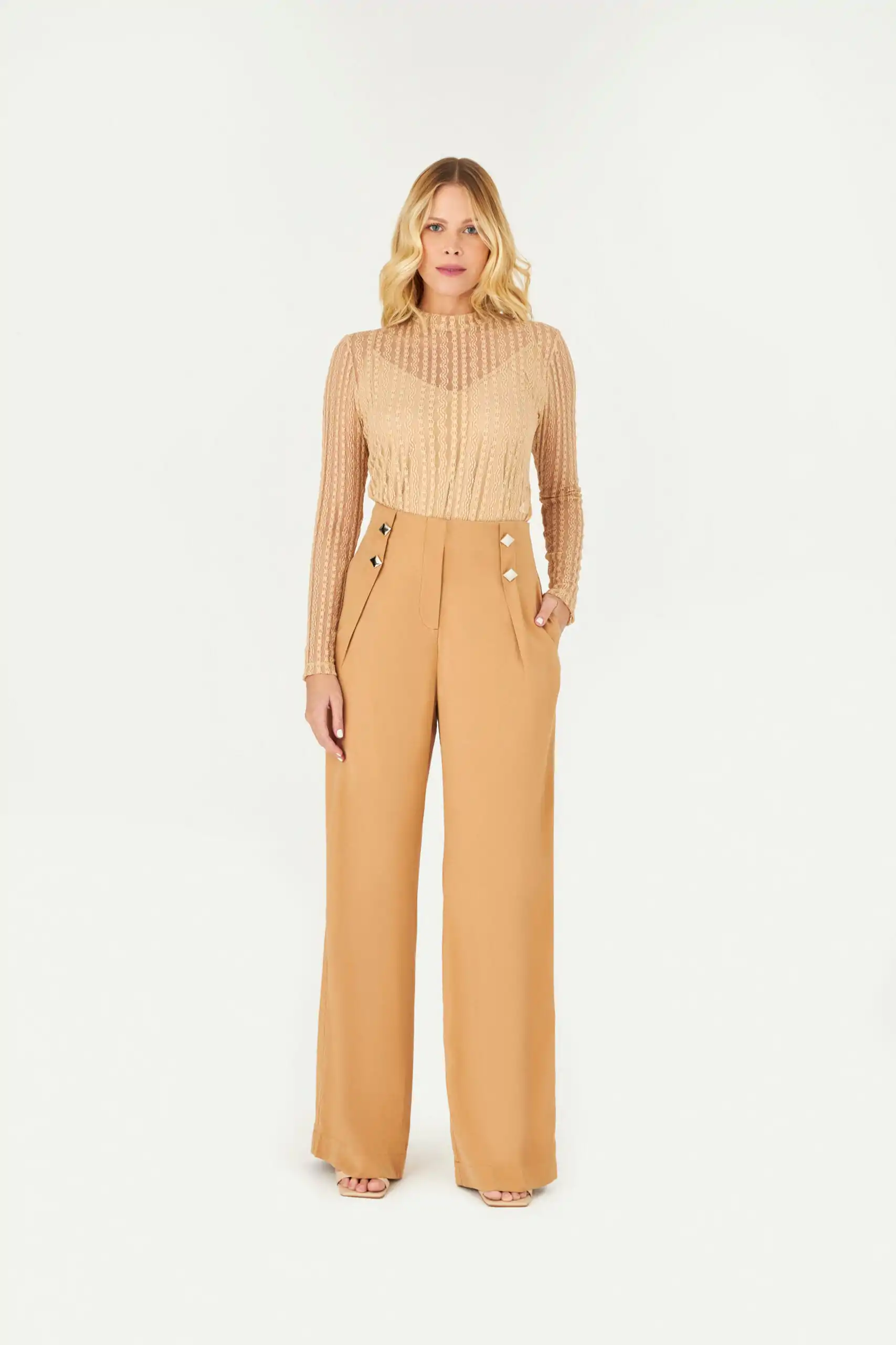 Blusa Manga Longa De