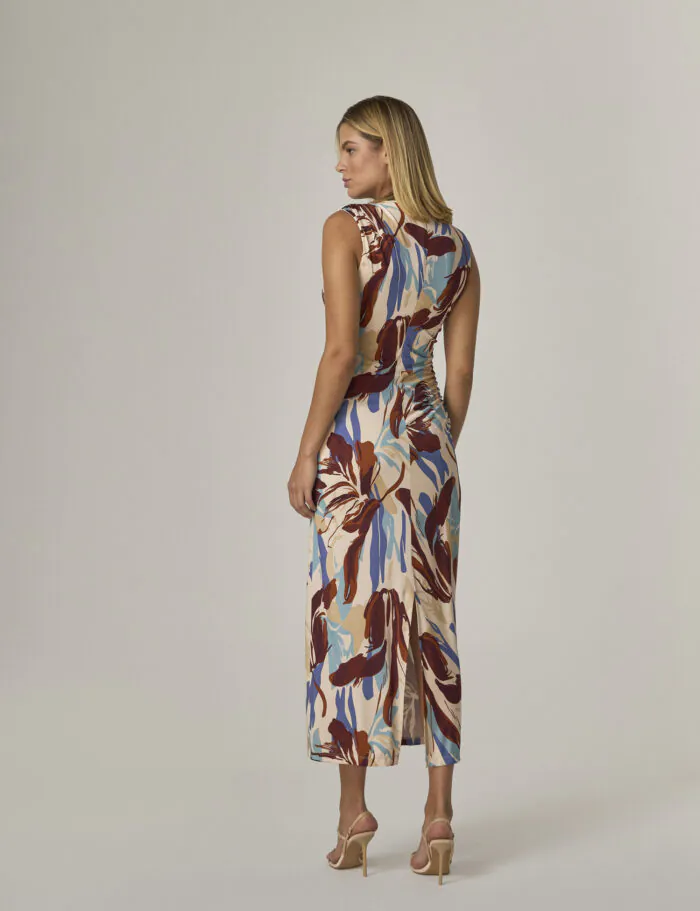 Vestido Midi Estampado