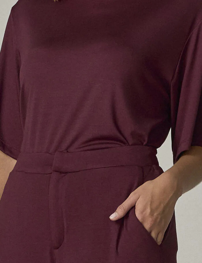 Blusa T-shirt Com Recortes