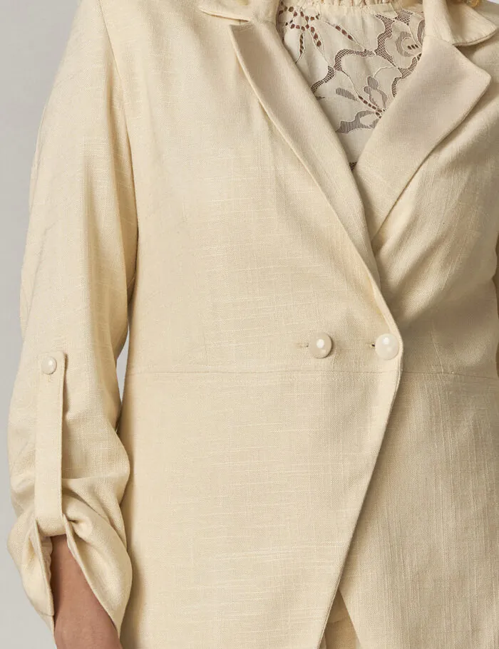 Blazer Casual Assimetrico