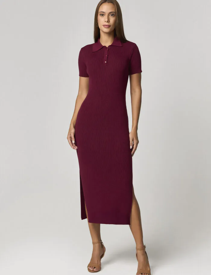 Vestido Longo De Tricot