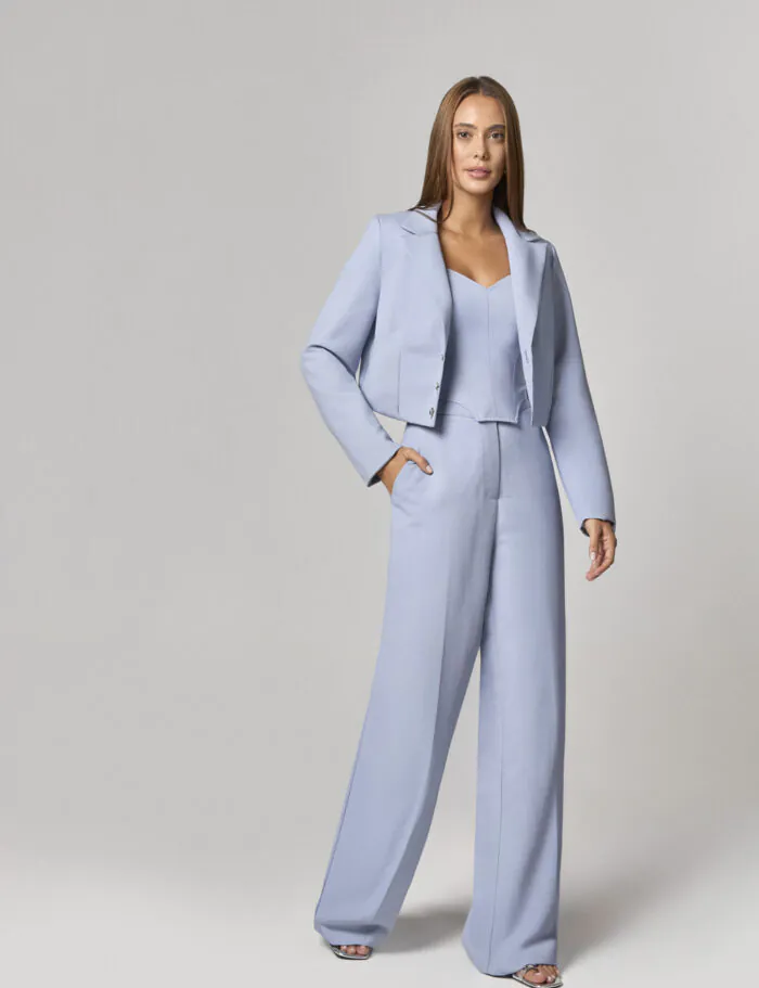 Blusa Cropped Corset Com Detalhe Ziper