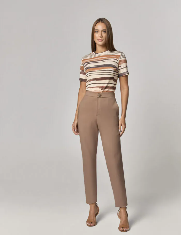 Calca Alfaiataria Com Laco