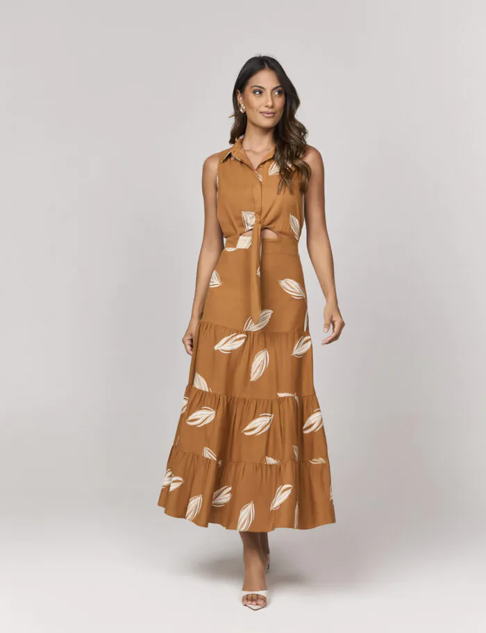 Vestido Midi Bordado